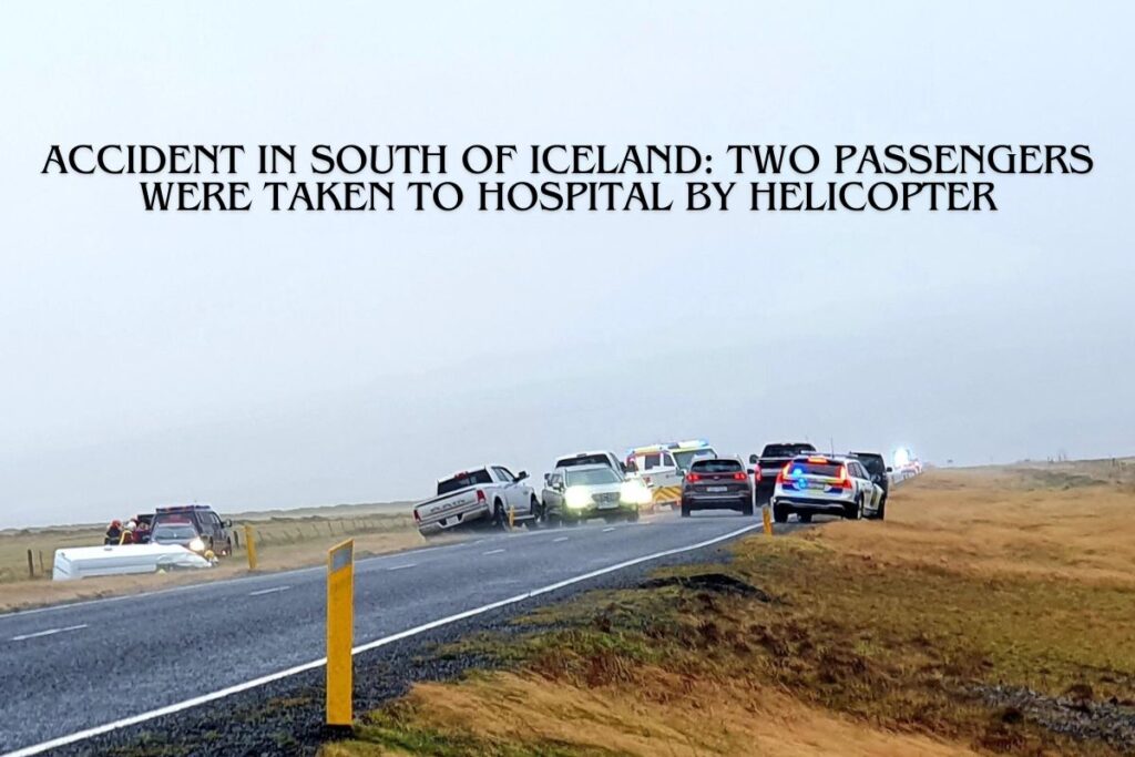 Accident in South of Iceland