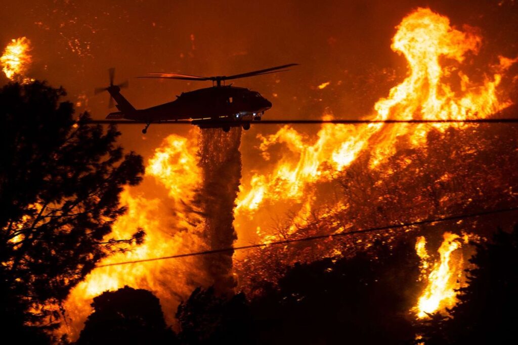 Massive Wildfire Burns 10,000 Acres